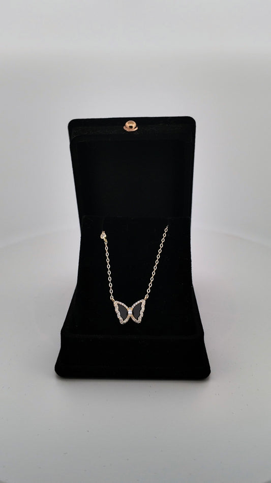 925 Ayar Gümüş Kelebek Zarafeti Kolye